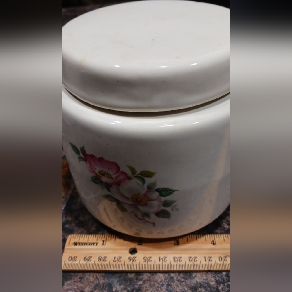 Vintage House of Webster Cylinder jar and canister.